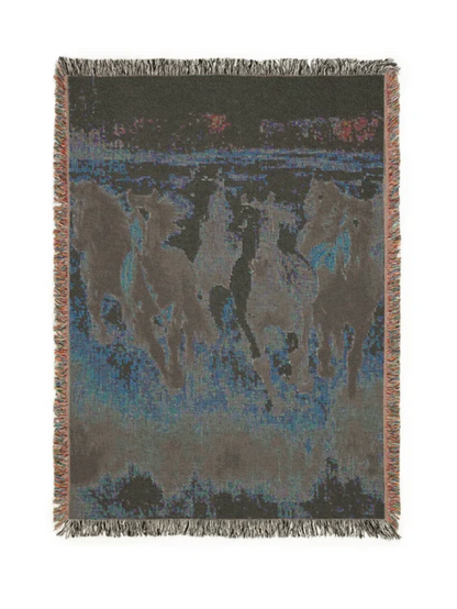 Handwoven Horse stitch Blanket