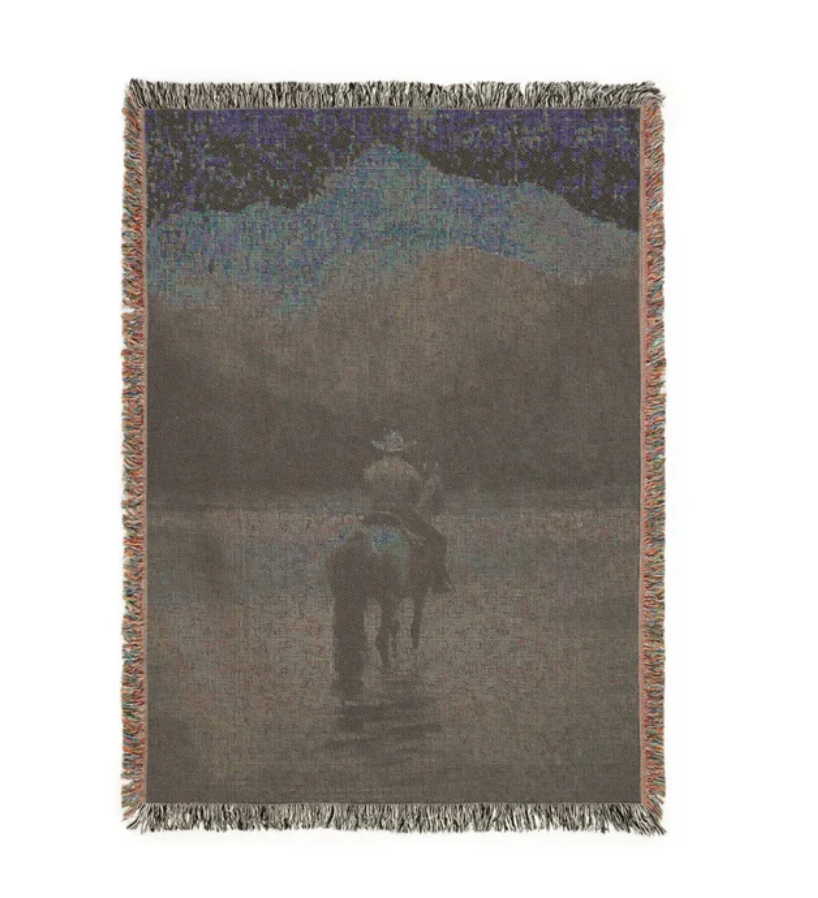 Handwoven Horse stitch Blanket